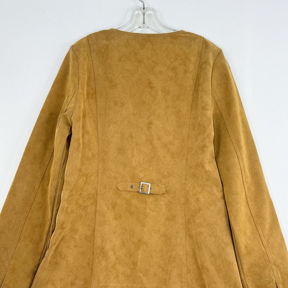 Free People Bradley Faux Suede Mini Dress in Tan- Size  Small Petite - NWOT - Picture 6 of 16